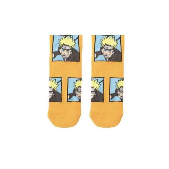 Orange Naruto Uzumaki All Over Print Anime Socks - Naruto Shippuden Merchandise - Picture 4 of 4